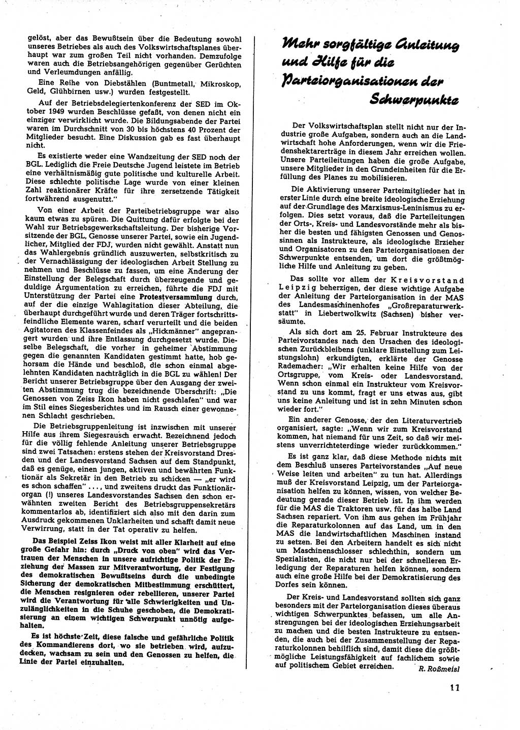 Neuer Weg (NW), Halbmonatsschrift für aktuelle Fragen der Arbeiterbewegung [Zentralkomitee (ZK) Sozialistische Einheitspartei Deutschlands (SED)], 5. Jahrgang [Deutsche Demokratische Republik (DDR)] 1950, Heft 7/11 (NW ZK SED DDR 1950, H. 7/11)
