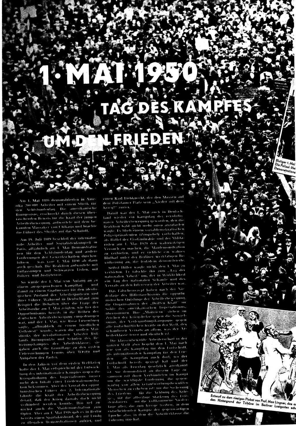 Neuer Weg (NW), Halbmonatsschrift für aktuelle Fragen der Arbeiterbewegung [Zentralkomitee (ZK) Sozialistische Einheitspartei Deutschlands (SED)], 5. Jahrgang [Deutsche Demokratische Republik (DDR)] 1950, Heft 8/16 (NW ZK SED DDR 1950, H. 8/16)