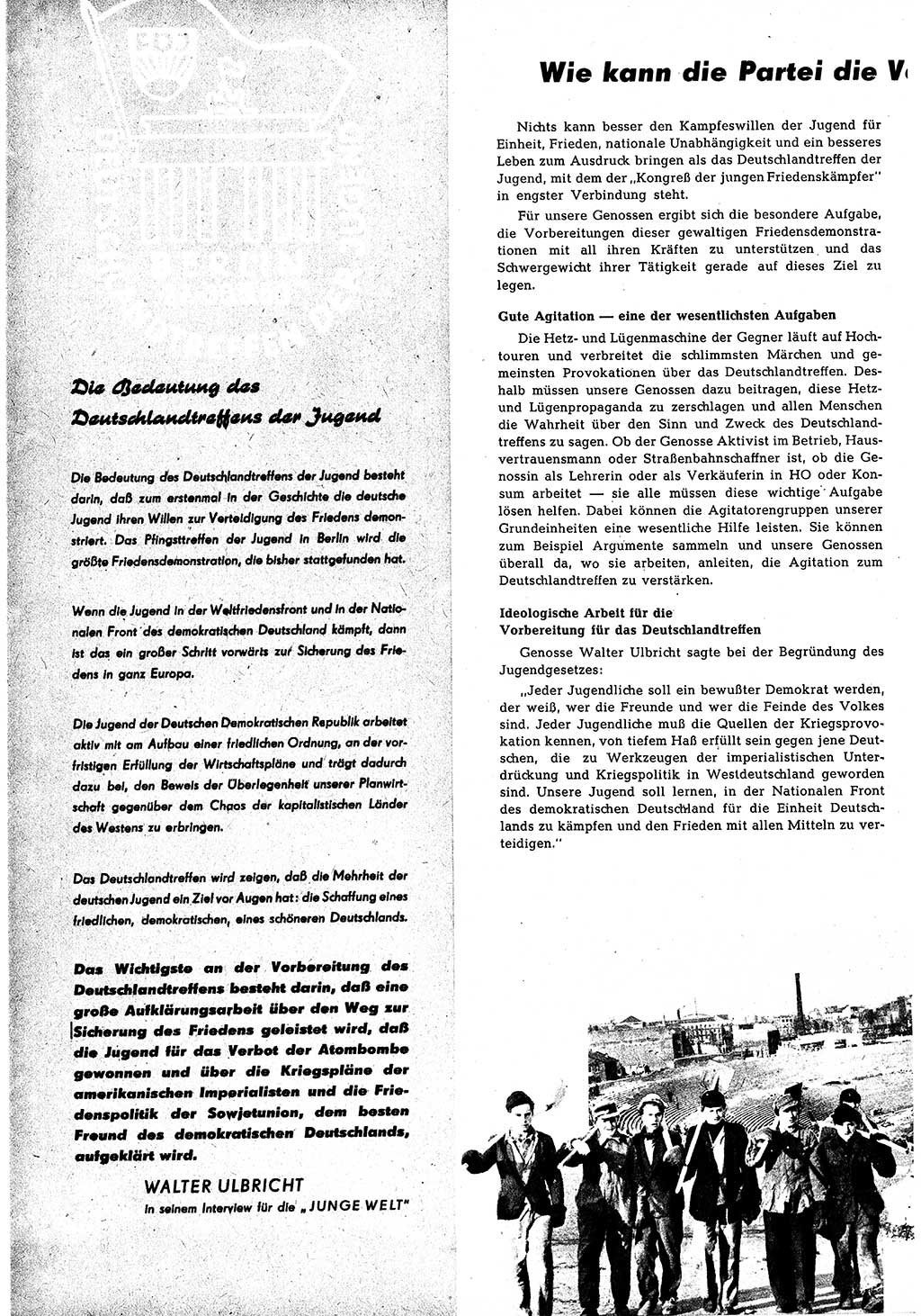 Neuer Weg (NW), Halbmonatsschrift für aktuelle Fragen der Arbeiterbewegung [Zentralkomitee (ZK) Sozialistische Einheitspartei Deutschlands (SED)], 5. Jahrgang [Deutsche Demokratische Republik (DDR)] 1950, Heft 9/4 (NW ZK SED DDR 1950, H. 9/4)