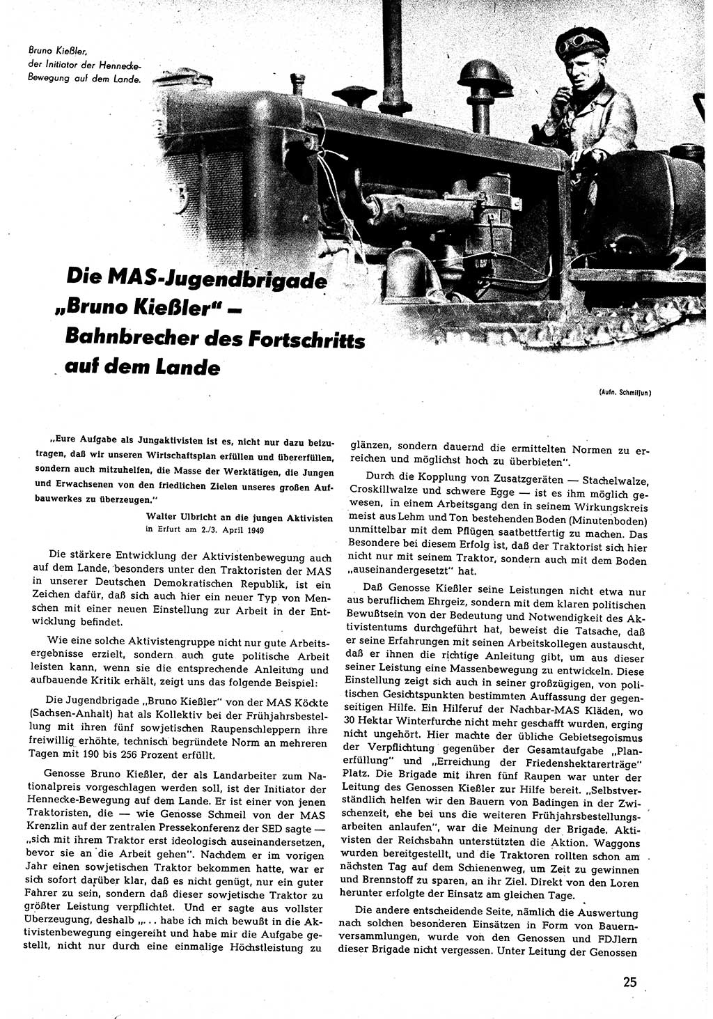 Neuer Weg (NW), Halbmonatsschrift für aktuelle Fragen der Arbeiterbewegung [Zentralkomitee (ZK) Sozialistische Einheitspartei Deutschlands (SED)], 5. Jahrgang [Deutsche Demokratische Republik (DDR)] 1950, Heft 9/25 (NW ZK SED DDR 1950, H. 9/25)