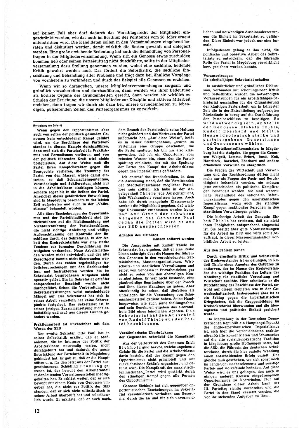 Neuer Weg (NW), Halbmonatsschrift für aktuelle Fragen der Arbeiterbewegung [Zentralkomitee (ZK) Sozialistische Einheitspartei Deutschlands (SED)], 5. Jahrgang [Deutsche Demokratische Republik (DDR)] 1950, Heft 10/12 (NW ZK SED DDR 1950, H. 10/12)