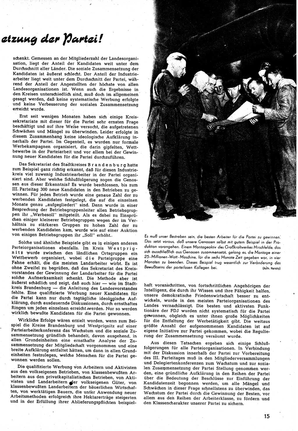 Neuer Weg (NW), Halbmonatsschrift für aktuelle Fragen der Arbeiterbewegung [Zentralkomitee (ZK) Sozialistische Einheitspartei Deutschlands (SED)], 5. Jahrgang [Deutsche Demokratische Republik (DDR)] 1950, Heft 10/15 (NW ZK SED DDR 1950, H. 10/15)