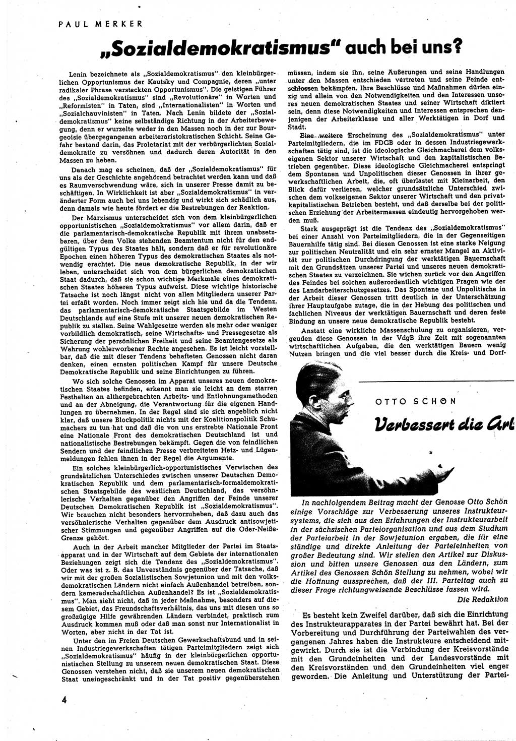 Neuer Weg (NW), Halbmonatsschrift für aktuelle Fragen der Arbeiterbewegung [Zentralkomitee (ZK) Sozialistische Einheitspartei Deutschlands (SED)], 5. Jahrgang [Deutsche Demokratische Republik (DDR)] 1950, Heft 11/4 (NW ZK SED DDR 1950, H. 11/4)