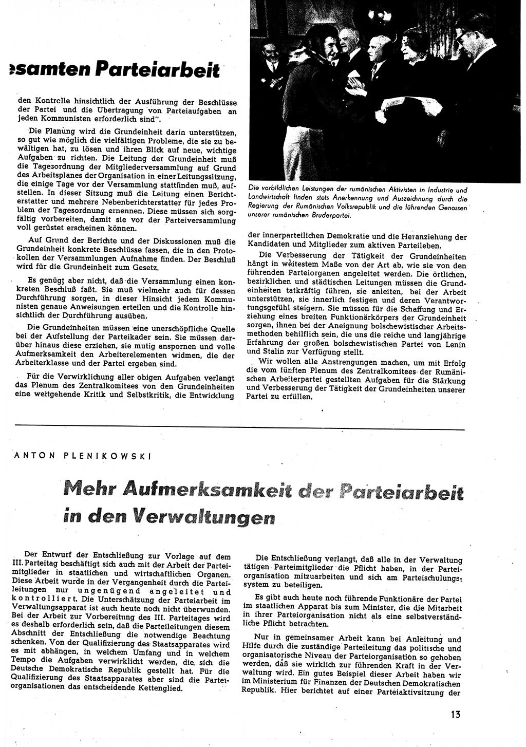 Neuer Weg (NW), Halbmonatsschrift für aktuelle Fragen der Arbeiterbewegung [Zentralkomitee (ZK) Sozialistische Einheitspartei Deutschlands (SED)], 5. Jahrgang [Deutsche Demokratische Republik (DDR)] 1950, Heft 11/13 (NW ZK SED DDR 1950, H. 11/13)
