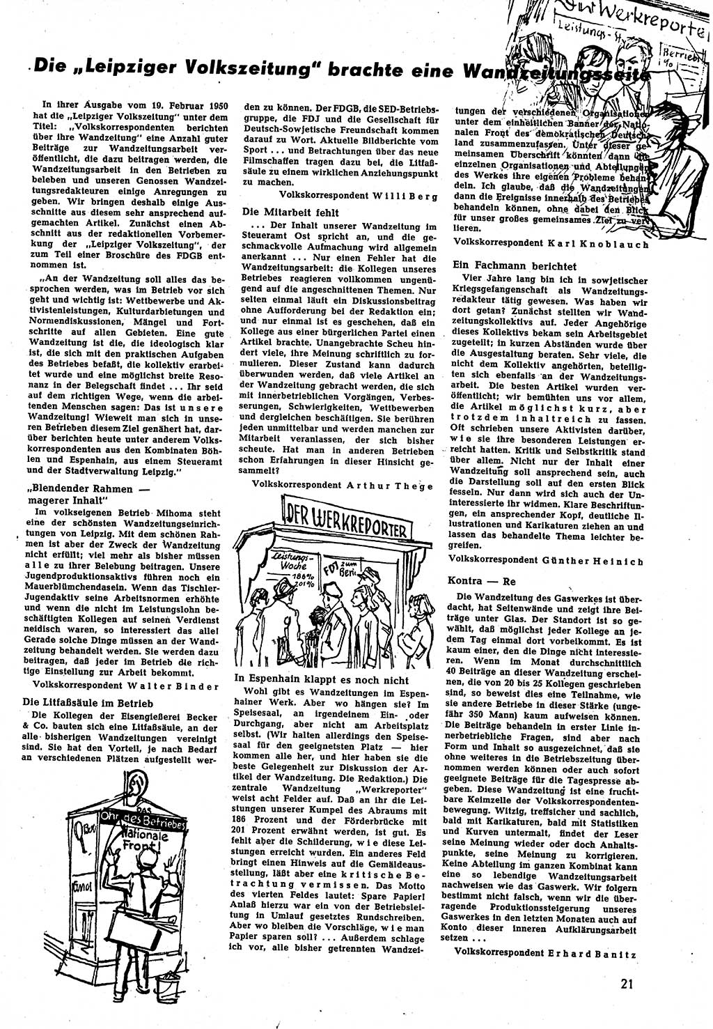 Neuer Weg (NW), Halbmonatsschrift für aktuelle Fragen der Arbeiterbewegung [Zentralkomitee (ZK) Sozialistische Einheitspartei Deutschlands (SED)], 5. Jahrgang [Deutsche Demokratische Republik (DDR)] 1950, Heft 11/21 (NW ZK SED DDR 1950, H. 11/21)