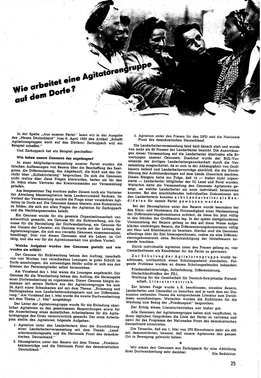 Neuer Weg (NW), Halbmonatsschrift für aktuelle Fragen der Arbeiterbewegung [Zentralkomitee (ZK) Sozialistische Einheitspartei Deutschlands (SED)], 5. Jahrgang [Deutsche Demokratische Republik (DDR)] 1950, Heft 11/25 (NW ZK SED DDR 1950, H. 11/25)