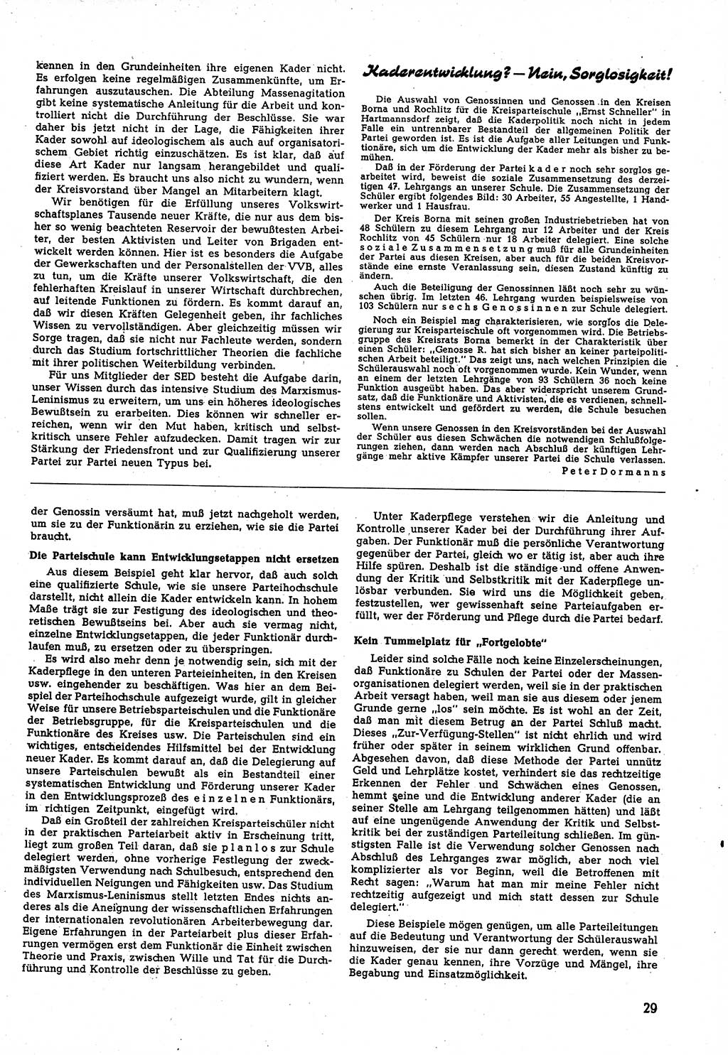 Neuer Weg (NW), Halbmonatsschrift für aktuelle Fragen der Arbeiterbewegung [Zentralkomitee (ZK) Sozialistische Einheitspartei Deutschlands (SED)], 5. Jahrgang [Deutsche Demokratische Republik (DDR)] 1950, Heft 11/29 (NW ZK SED DDR 1950, H. 11/29)