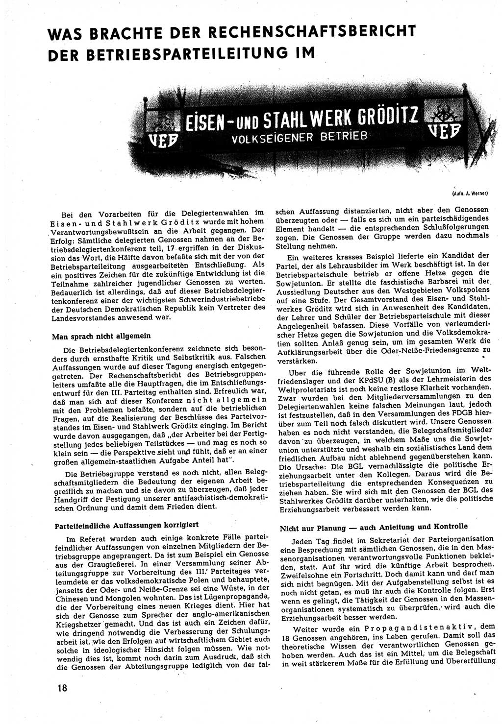 Neuer Weg (NW), Halbmonatsschrift für aktuelle Fragen der Arbeiterbewegung [Zentralkomitee (ZK) Sozialistische Einheitspartei Deutschlands (SED)], 5. Jahrgang [Deutsche Demokratische Republik (DDR)] 1950, Heft 12/18 (NW ZK SED DDR 1950, H. 12/18)