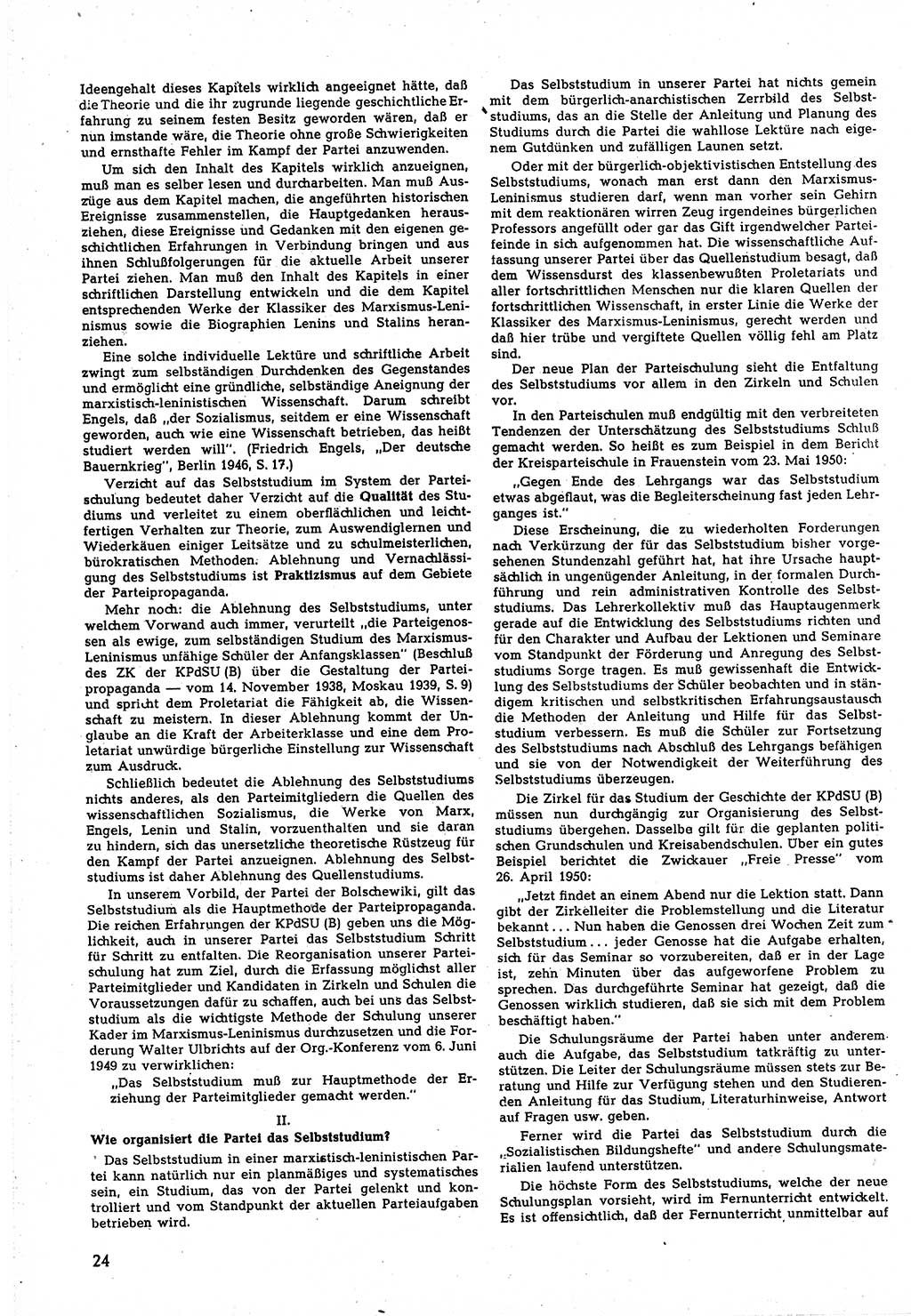 Neuer Weg (NW), Halbmonatsschrift für aktuelle Fragen der Arbeiterbewegung [Zentralkomitee (ZK) Sozialistische Einheitspartei Deutschlands (SED)], 5. Jahrgang [Deutsche Demokratische Republik (DDR)] 1950, Heft 12/24 (NW ZK SED DDR 1950, H. 12/24)