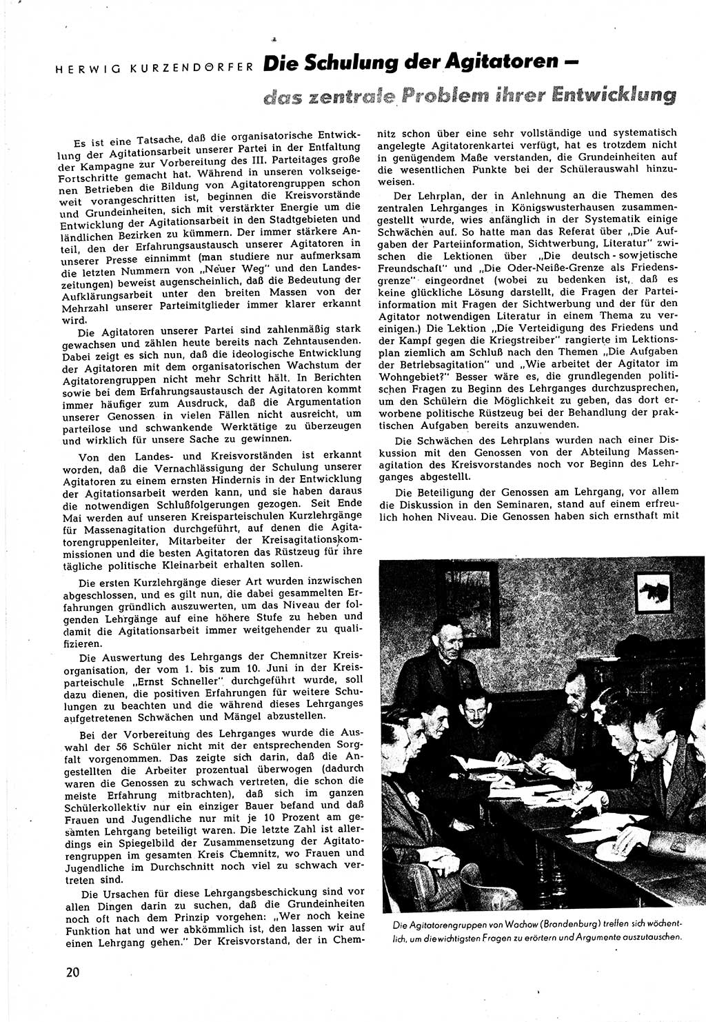Neuer Weg (NW), Halbmonatsschrift für aktuelle Fragen der Arbeiterbewegung [Zentralkomitee (ZK) Sozialistische Einheitspartei Deutschlands (SED)], 5. Jahrgang [Deutsche Demokratische Republik (DDR)] 1950, Heft 13/20 (NW ZK SED DDR 1950, H. 13/20)