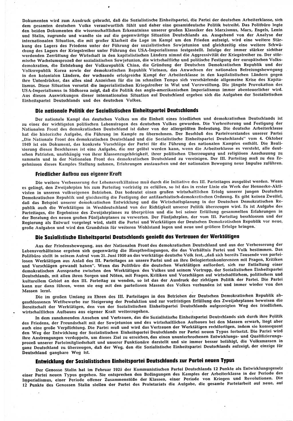 Neuer Weg (NW), Halbmonatsschrift für aktuelle Fragen der Arbeiterbewegung [Zentralkomitee (ZK) Sozialistische Einheitspartei Deutschlands (SED)], 5. Jahrgang [Deutsche Demokratische Republik (DDR)] 1950, Heft 14/2 (NW ZK SED DDR 1950, H. 14/2)