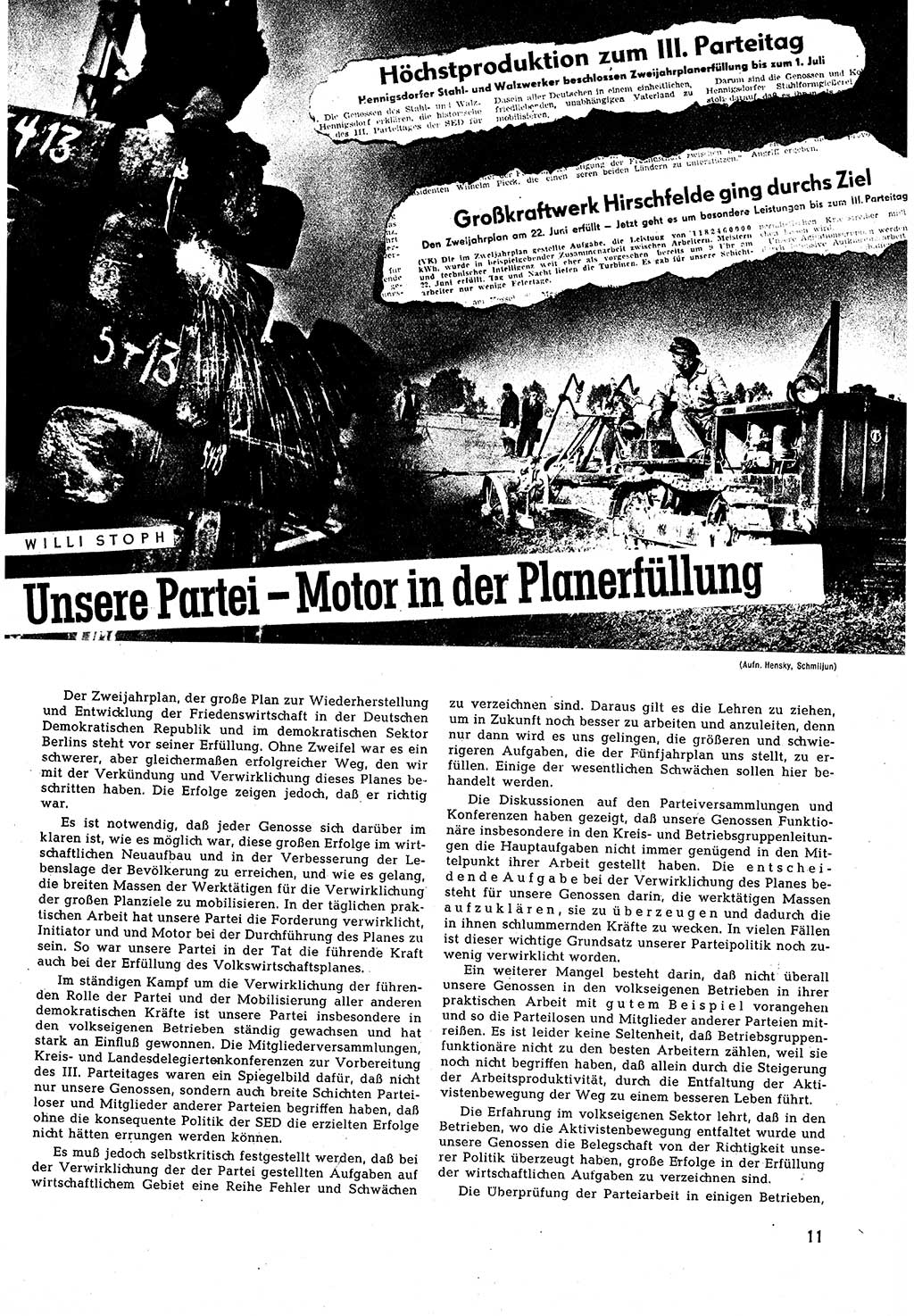 Neuer Weg (NW), Halbmonatsschrift für aktuelle Fragen der Arbeiterbewegung [Zentralkomitee (ZK) Sozialistische Einheitspartei Deutschlands (SED)], 5. Jahrgang [Deutsche Demokratische Republik (DDR)] 1950, Heft 14/11 (NW ZK SED DDR 1950, H. 14/11)