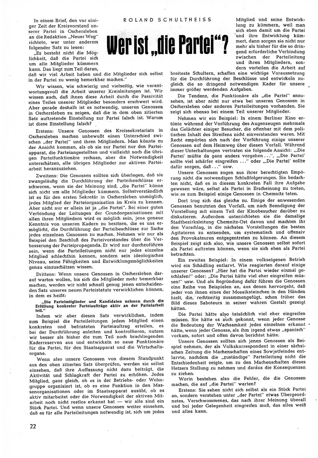 Neuer Weg (NW), Halbmonatsschrift für aktuelle Fragen der Arbeiterbewegung [Zentralkomitee (ZK) Sozialistische Einheitspartei Deutschlands (SED)], 5. Jahrgang [Deutsche Demokratische Republik (DDR)] 1950, Heft 14/22 (NW ZK SED DDR 1950, H. 14/22)