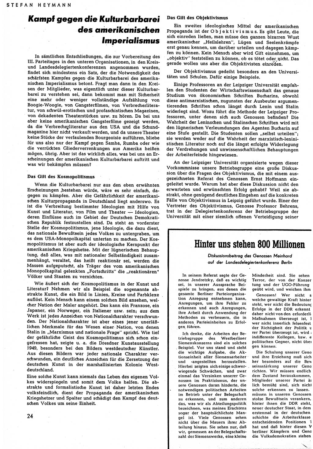 Neuer Weg (NW), Halbmonatsschrift für aktuelle Fragen der Arbeiterbewegung [Zentralkomitee (ZK) Sozialistische Einheitspartei Deutschlands (SED)], 5. Jahrgang [Deutsche Demokratische Republik (DDR)] 1950, Heft 14/24 (NW ZK SED DDR 1950, H. 14/24)