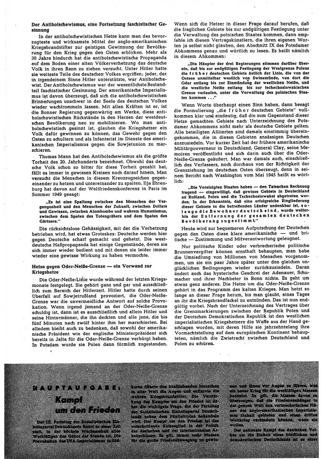 Neuer Weg (NW), Halbmonatsschrift für aktuelle Fragen der Arbeiterbewegung [Zentralkomitee (ZK) Sozialistische Einheitspartei Deutschlands (SED)], 5. Jahrgang [Deutsche Demokratische Republik (DDR)] 1950, Heft 15/16 (NW ZK SED DDR 1950, H. 15/16)