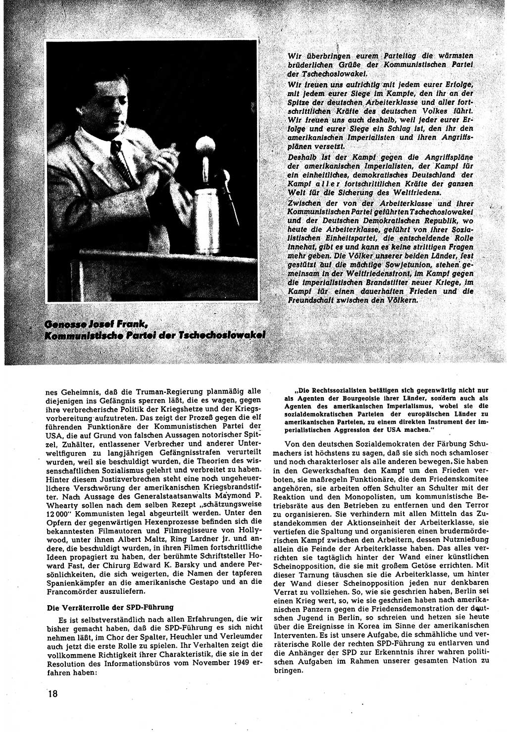 Neuer Weg (NW), Halbmonatsschrift für aktuelle Fragen der Arbeiterbewegung [Zentralkomitee (ZK) Sozialistische Einheitspartei Deutschlands (SED)], 5. Jahrgang [Deutsche Demokratische Republik (DDR)] 1950, Heft 15/18 (NW ZK SED DDR 1950, H. 15/18)