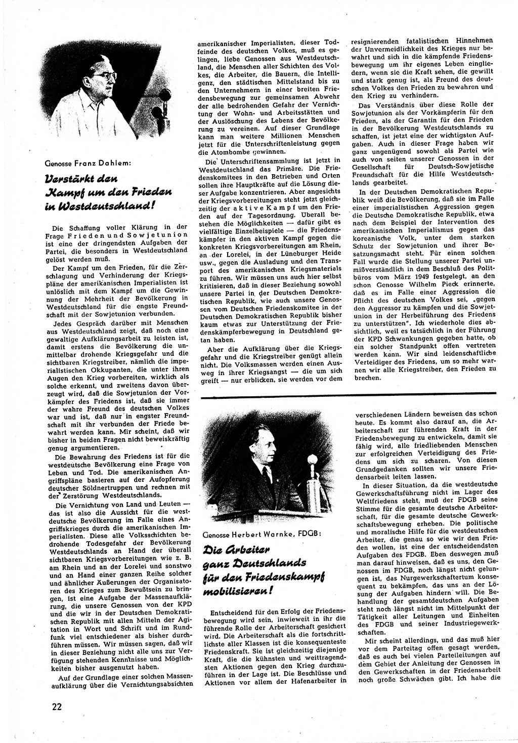 Neuer Weg (NW), Halbmonatsschrift für aktuelle Fragen der Arbeiterbewegung [Zentralkomitee (ZK) Sozialistische Einheitspartei Deutschlands (SED)], 5. Jahrgang [Deutsche Demokratische Republik (DDR)] 1950, Heft 15/22 (NW ZK SED DDR 1950, H. 15/22)