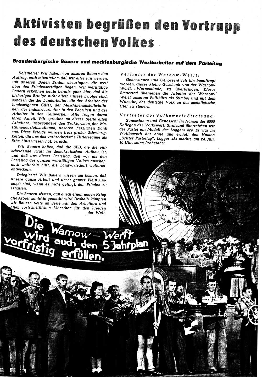 Neuer Weg (NW), Halbmonatsschrift für aktuelle Fragen der Arbeiterbewegung [Zentralkomitee (ZK) Sozialistische Einheitspartei Deutschlands (SED)], 5. Jahrgang [Deutsche Demokratische Republik (DDR)] 1950, Heft 15/45 (NW ZK SED DDR 1950, H. 15/45)