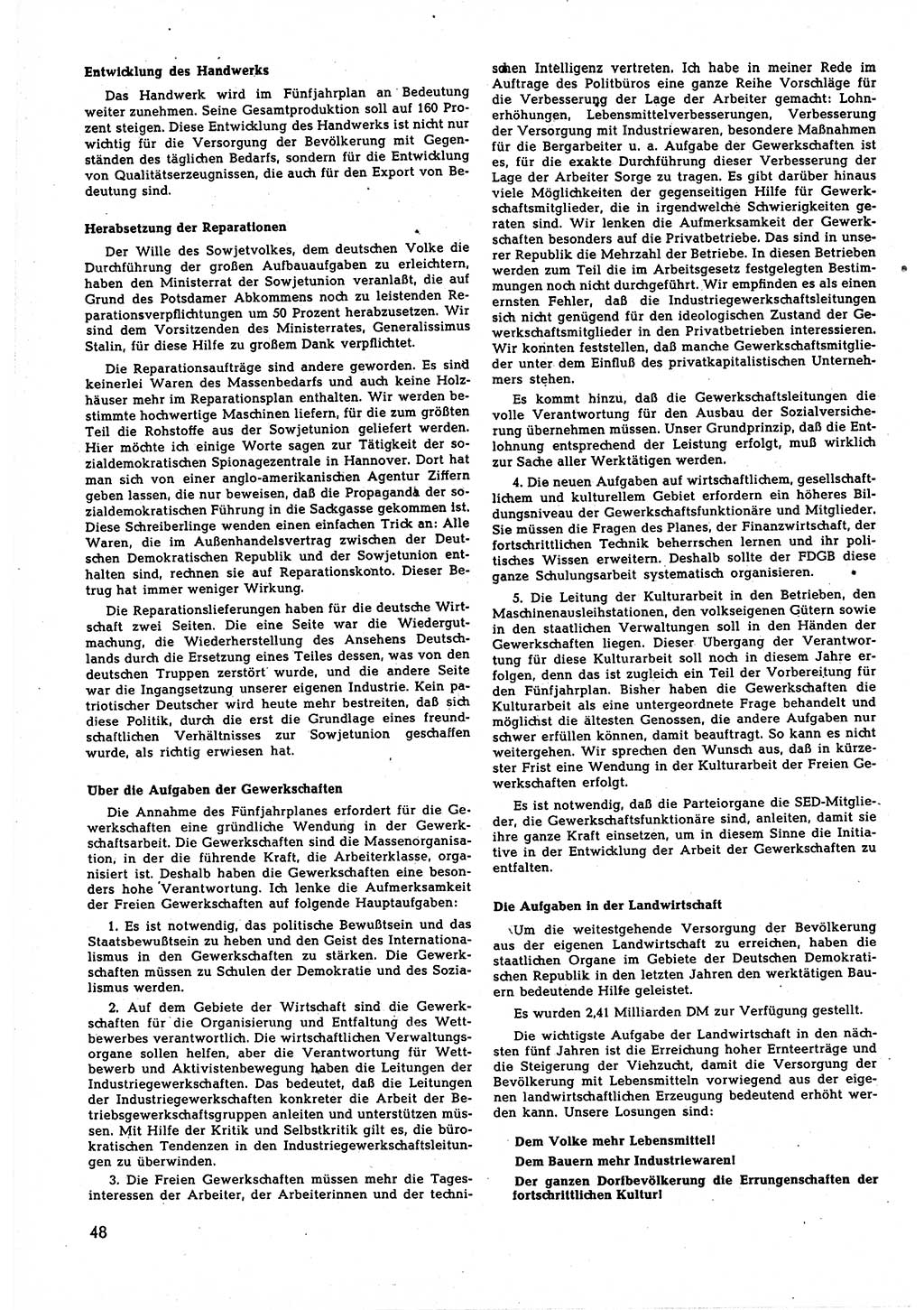 Neuer Weg (NW), Halbmonatsschrift für aktuelle Fragen der Arbeiterbewegung [Zentralkomitee (ZK) Sozialistische Einheitspartei Deutschlands (SED)], 5. Jahrgang [Deutsche Demokratische Republik (DDR)] 1950, Heft 15/48 (NW ZK SED DDR 1950, H. 15/48)