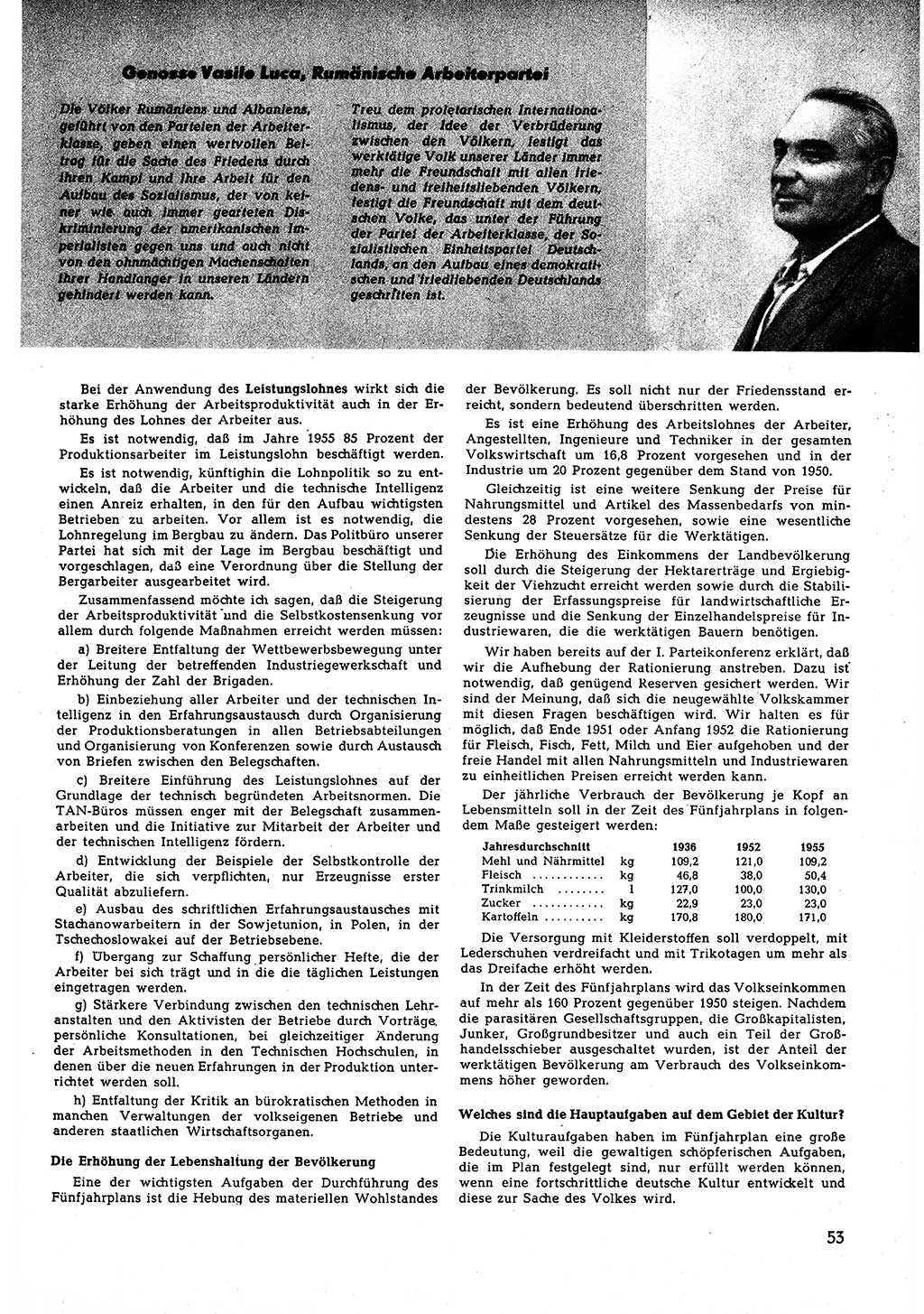 Neuer Weg (NW), Halbmonatsschrift für aktuelle Fragen der Arbeiterbewegung [Zentralkomitee (ZK) Sozialistische Einheitspartei Deutschlands (SED)], 5. Jahrgang [Deutsche Demokratische Republik (DDR)] 1950, Heft 15/53 (NW ZK SED DDR 1950, H. 15/53)