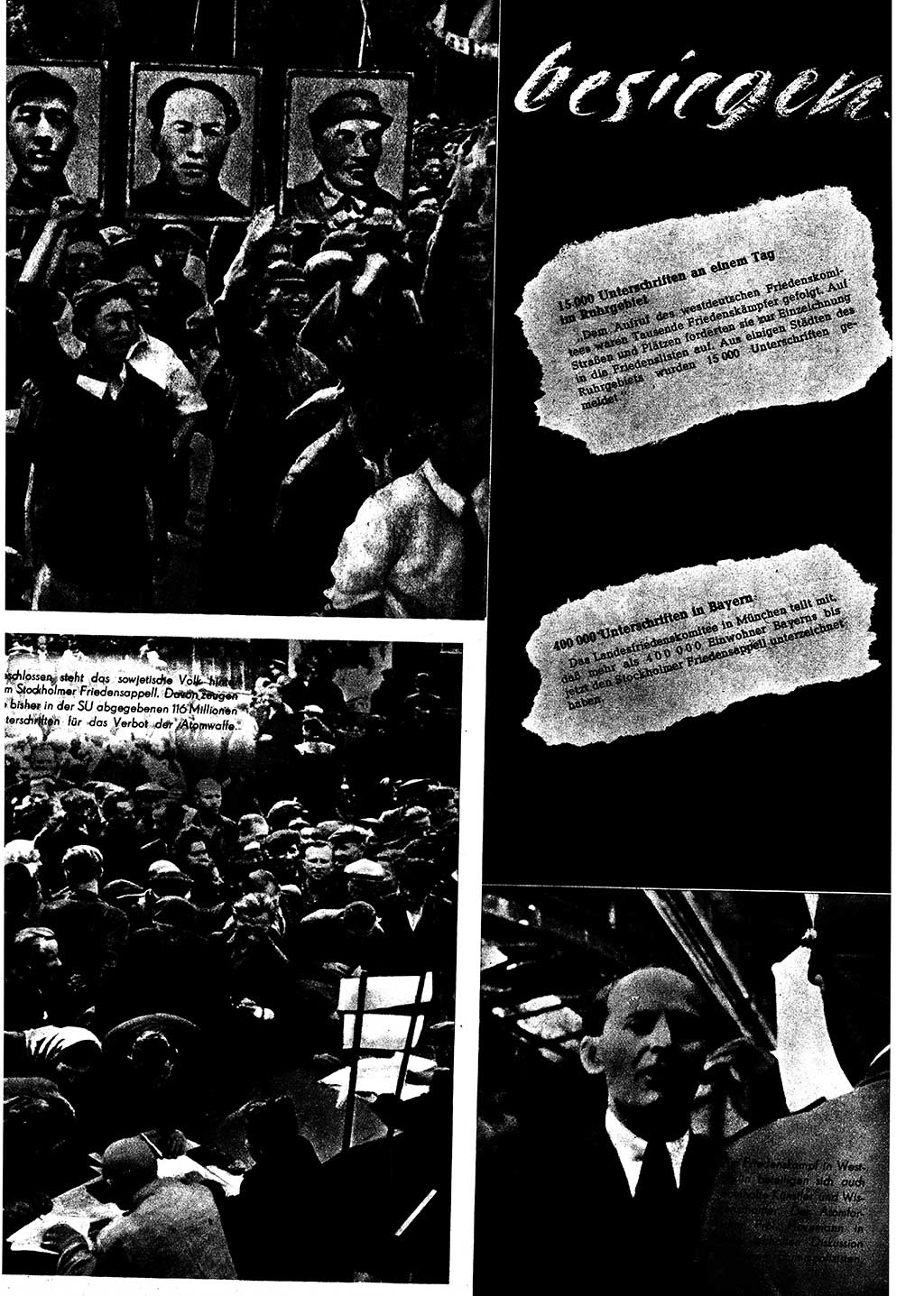 Neuer Weg (NW), Halbmonatsschrift für aktuelle Fragen der Arbeiterbewegung [Zentralkomitee (ZK) Sozialistische Einheitspartei Deutschlands (SED)], 5. Jahrgang [Deutsche Demokratische Republik (DDR)] 1950, Heft 17/3 (NW ZK SED DDR 1950, H. 17/3)