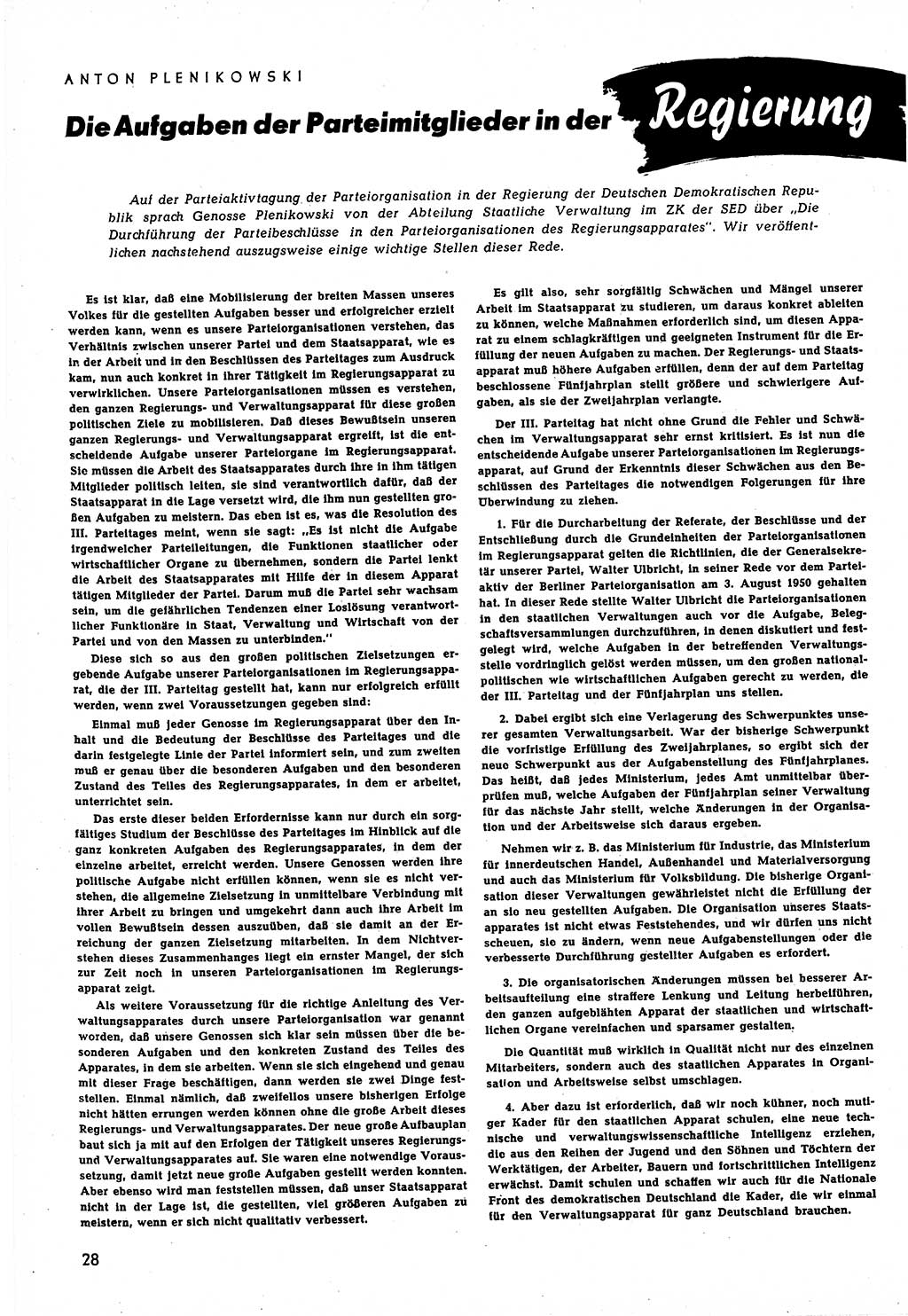 Neuer Weg (NW), Halbmonatsschrift für aktuelle Fragen der Arbeiterbewegung [Zentralkomitee (ZK) Sozialistische Einheitspartei Deutschlands (SED)], 5. Jahrgang [Deutsche Demokratische Republik (DDR)] 1950, Heft 17/28 (NW ZK SED DDR 1950, H. 17/28)