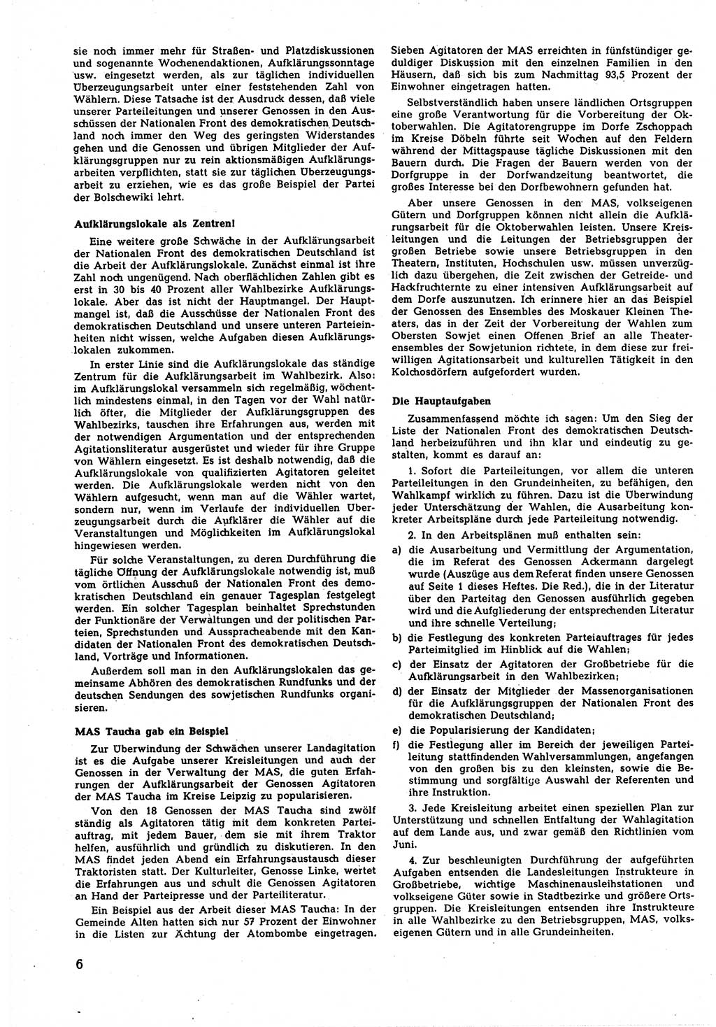 Neuer Weg (NW), Halbmonatsschrift für aktuelle Fragen der Arbeiterbewegung [Zentralkomitee (ZK) Sozialistische Einheitspartei Deutschlands (SED)], 5. Jahrgang [Deutsche Demokratische Republik (DDR)] 1950, Heft 18/6 (NW ZK SED DDR 1950, H. 18/6)