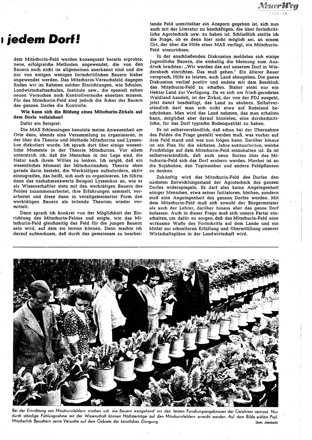 Neuer Weg (NW), Halbmonatsschrift für aktuelle Fragen der Arbeiterbewegung [Zentralkomitee (ZK) Sozialistische Einheitspartei Deutschlands (SED)], 5. Jahrgang [Deutsche Demokratische Republik (DDR)] 1950, Heft 18/21 (NW ZK SED DDR 1950, H. 18/21)