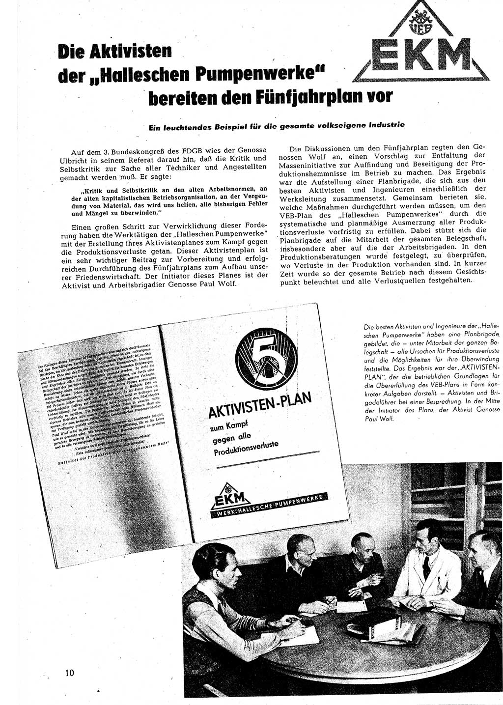 Neuer Weg (NW), Halbmonatsschrift für aktuelle Fragen der Arbeiterbewegung [Zentralkomitee (ZK) Sozialistische Einheitspartei Deutschlands (SED)], 5. Jahrgang [Deutsche Demokratische Republik (DDR)] 1950, Heft 19/10 (NW ZK SED DDR 1950, H. 19/10)