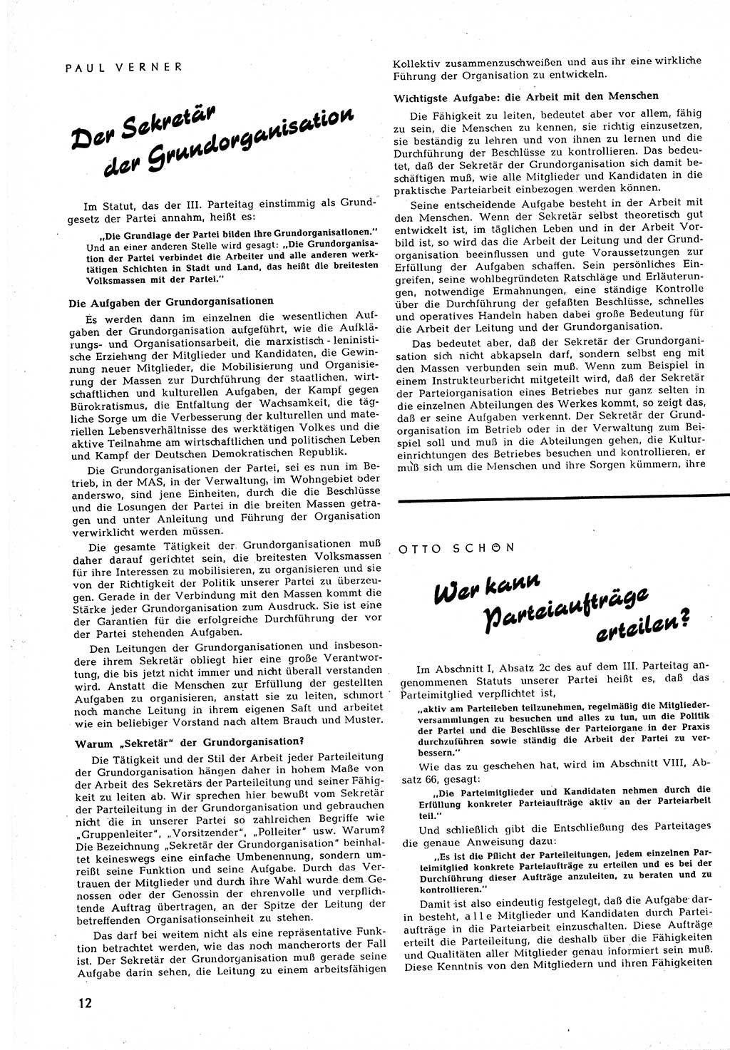 Neuer Weg (NW), Halbmonatsschrift für aktuelle Fragen der Arbeiterbewegung [Zentralkomitee (ZK) Sozialistische Einheitspartei Deutschlands (SED)], 5. Jahrgang [Deutsche Demokratische Republik (DDR)] 1950, Heft 19/12 (NW ZK SED DDR 1950, H. 19/12)