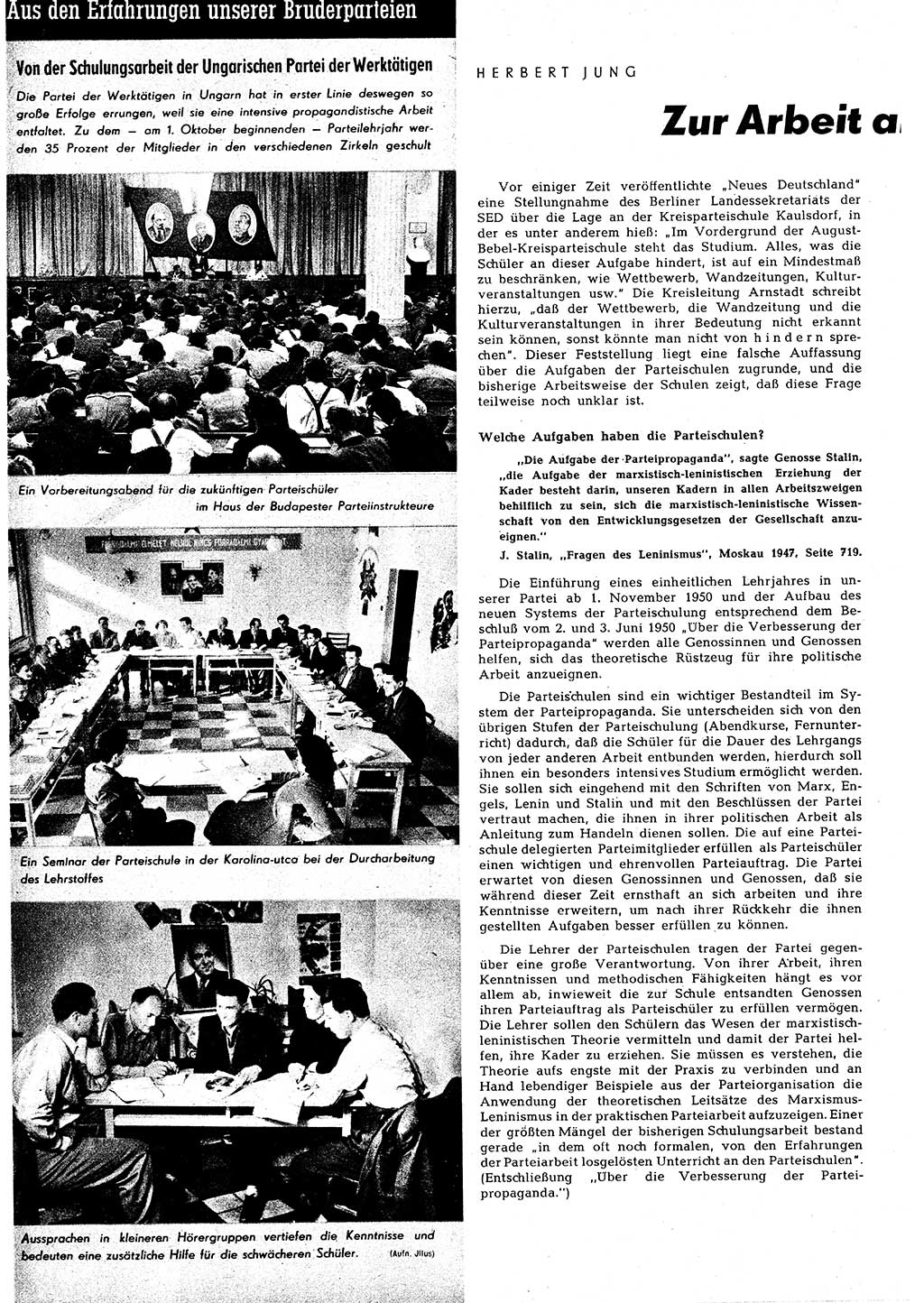 Neuer Weg (NW), Halbmonatsschrift für aktuelle Fragen der Arbeiterbewegung [Zentralkomitee (ZK) Sozialistische Einheitspartei Deutschlands (SED)], 5. Jahrgang [Deutsche Demokratische Republik (DDR)] 1950, Heft 19/24 (NW ZK SED DDR 1950, H. 19/24)