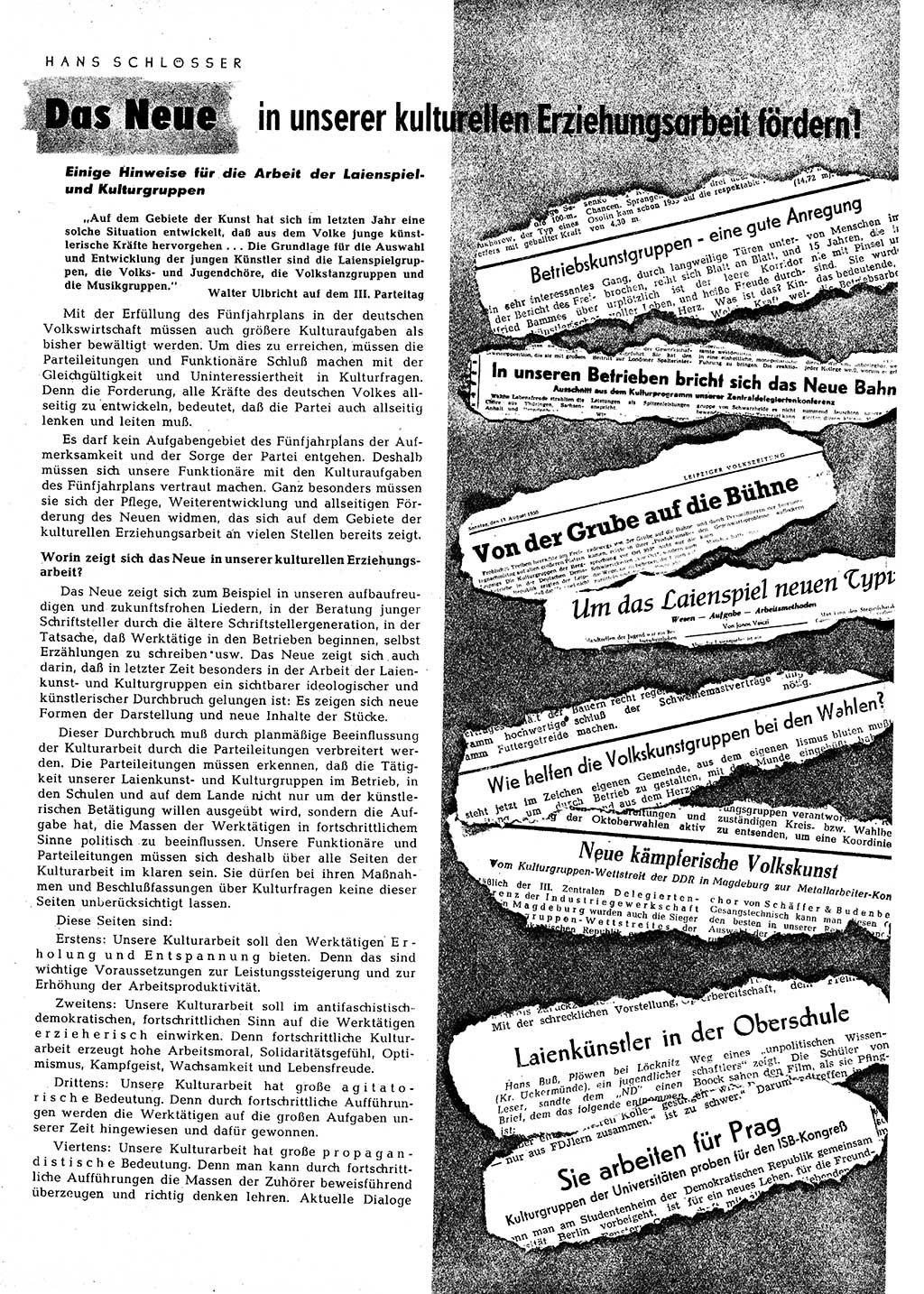 Neuer Weg (NW), Halbmonatsschrift für aktuelle Fragen der Arbeiterbewegung [Zentralkomitee (ZK) Sozialistische Einheitspartei Deutschlands (SED)], 5. Jahrgang [Deutsche Demokratische Republik (DDR)] 1950, Heft 19/27 (NW ZK SED DDR 1950, H. 19/27)