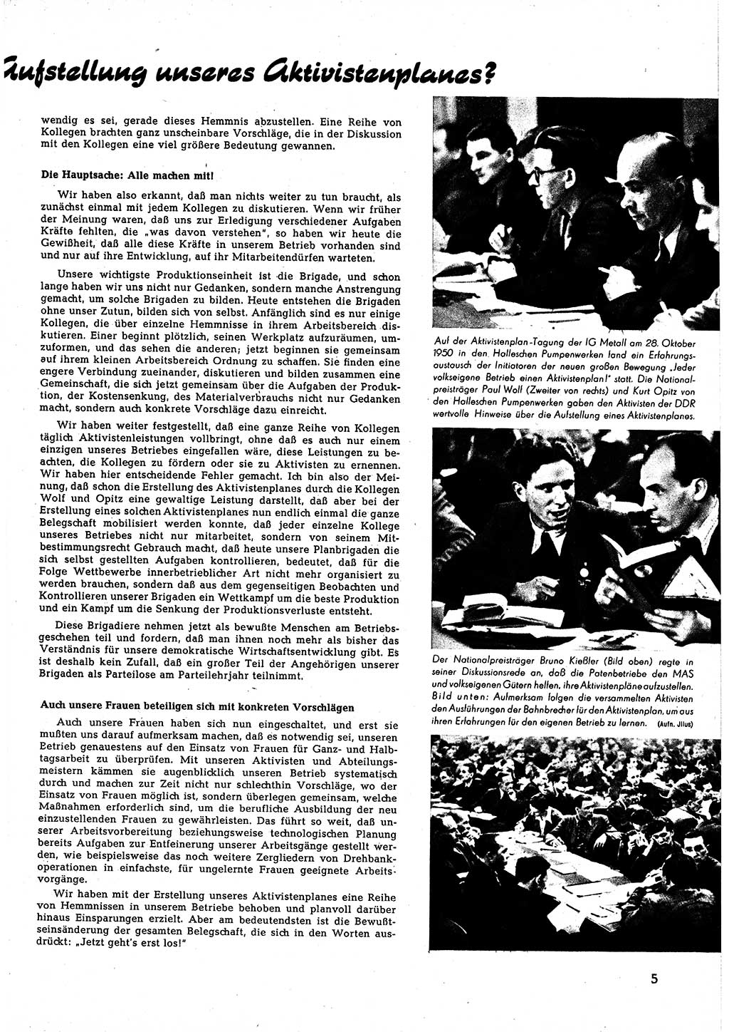 Neuer Weg (NW), Halbmonatsschrift für aktuelle Fragen der Arbeiterbewegung [Zentralkomitee (ZK) Sozialistische Einheitspartei Deutschlands (SED)], 5. Jahrgang [Deutsche Demokratische Republik (DDR)] 1950, Heft 22/5 (NW ZK SED DDR 1950, H. 22/5)