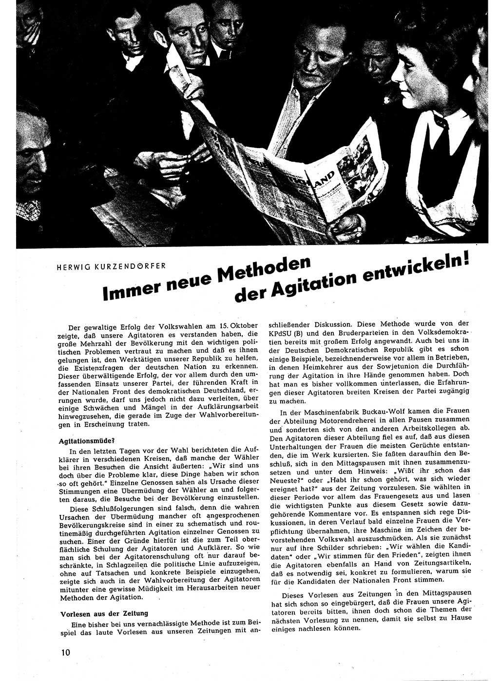 Neuer Weg (NW), Halbmonatsschrift für aktuelle Fragen der Arbeiterbewegung [Zentralkomitee (ZK) Sozialistische Einheitspartei Deutschlands (SED)], 5. Jahrgang [Deutsche Demokratische Republik (DDR)] 1950, Heft 22/10 (NW ZK SED DDR 1950, H. 22/10)
