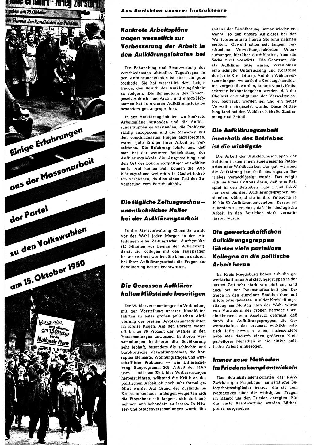 Neuer Weg (NW), Halbmonatsschrift für aktuelle Fragen der Arbeiterbewegung [Zentralkomitee (ZK) Sozialistische Einheitspartei Deutschlands (SED)], 5. Jahrgang [Deutsche Demokratische Republik (DDR)] 1950, Heft 22/12 (NW ZK SED DDR 1950, H. 22/12)