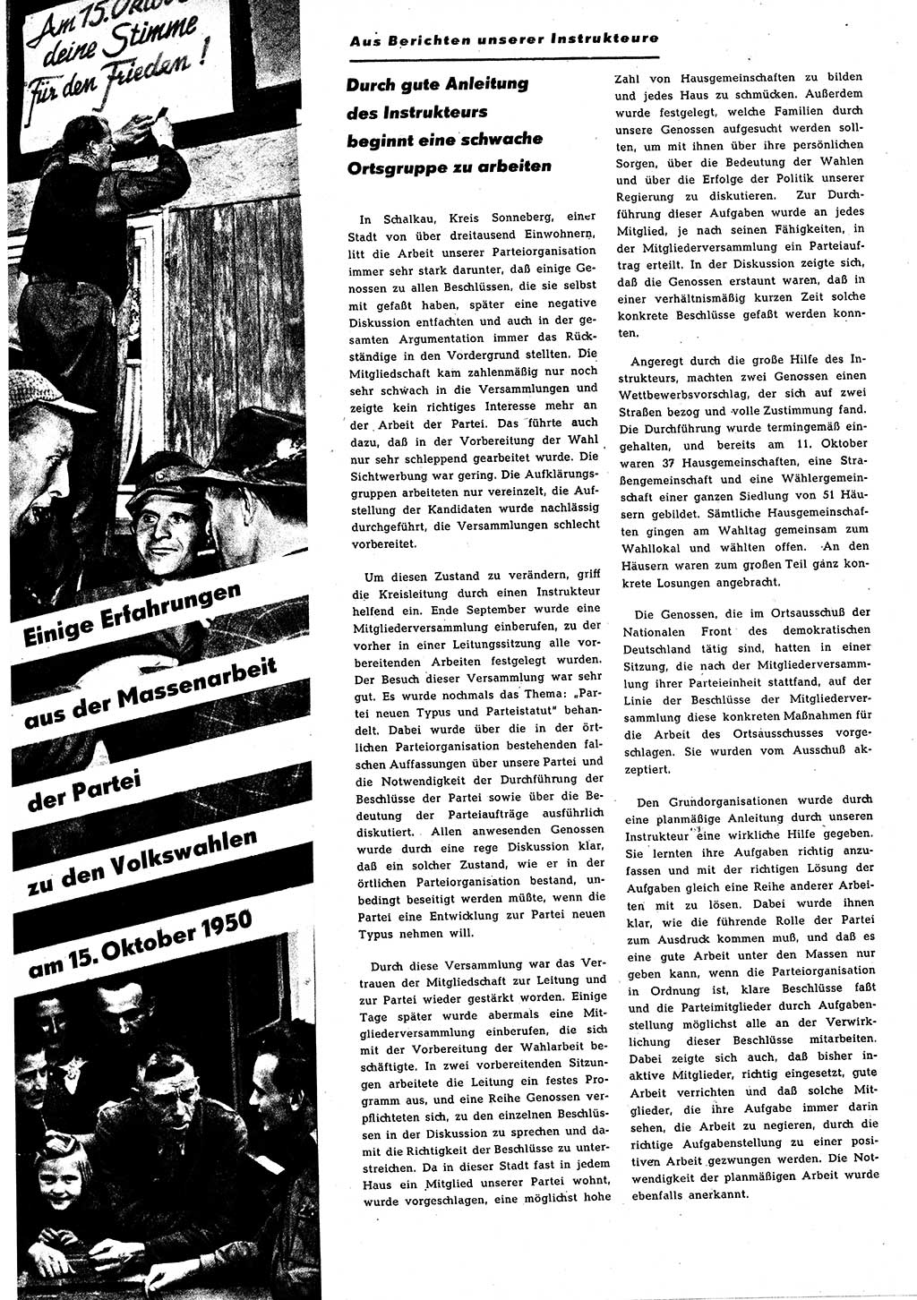 Neuer Weg (NW), Halbmonatsschrift für aktuelle Fragen der Arbeiterbewegung [Zentralkomitee (ZK) Sozialistische Einheitspartei Deutschlands (SED)], 5. Jahrgang [Deutsche Demokratische Republik (DDR)] 1950, Heft 22/18 (NW ZK SED DDR 1950, H. 22/18)