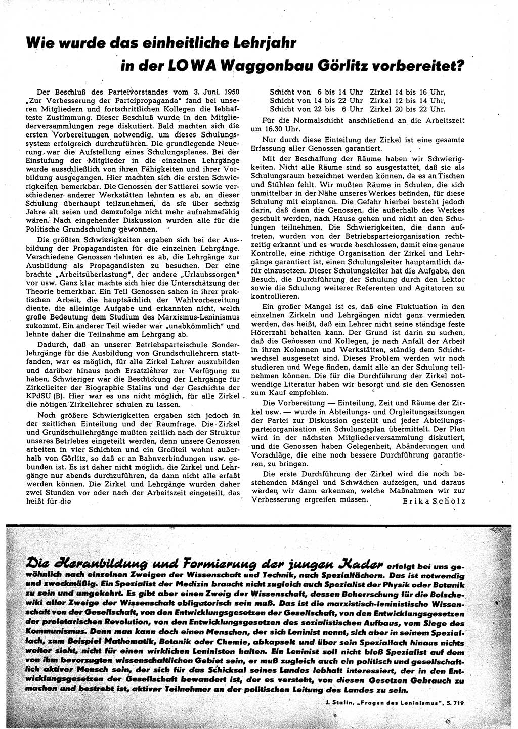 Neuer Weg (NW), Halbmonatsschrift für aktuelle Fragen der Arbeiterbewegung [Zentralkomitee (ZK) Sozialistische Einheitspartei Deutschlands (SED)], 5. Jahrgang [Deutsche Demokratische Republik (DDR)] 1950, Heft 22/27 (NW ZK SED DDR 1950, H. 22/27)