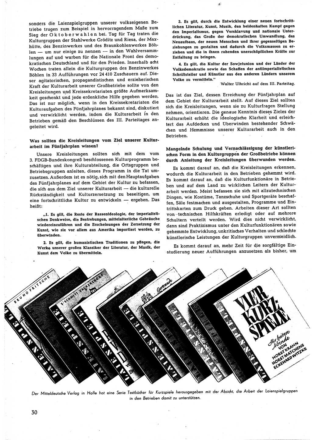 Neuer Weg (NW), Halbmonatsschrift für aktuelle Fragen der Arbeiterbewegung [Zentralkomitee (ZK) Sozialistische Einheitspartei Deutschlands (SED)], 5. Jahrgang [Deutsche Demokratische Republik (DDR)] 1950, Heft 22/30 (NW ZK SED DDR 1950, H. 22/30)