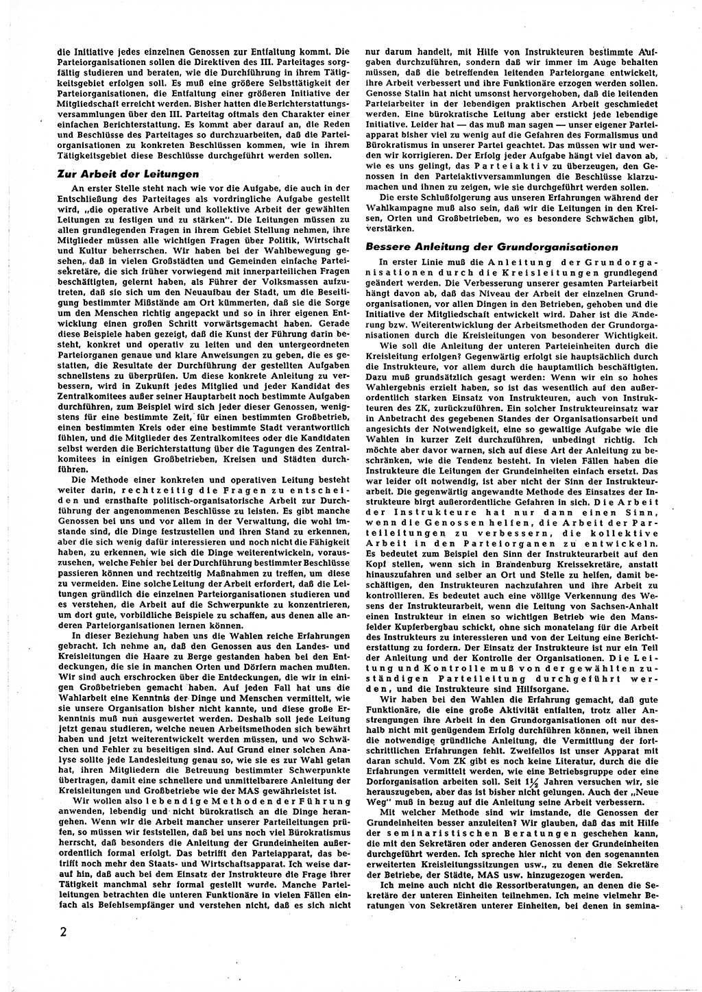 Neuer Weg (NW), Halbmonatsschrift für aktuelle Fragen der Arbeiterbewegung [Zentralkomitee (ZK) Sozialistische Einheitspartei Deutschlands (SED)], 5. Jahrgang [Deutsche Demokratische Republik (DDR)] 1950, Heft 23/2 (NW ZK SED DDR 1950, H. 23/2)