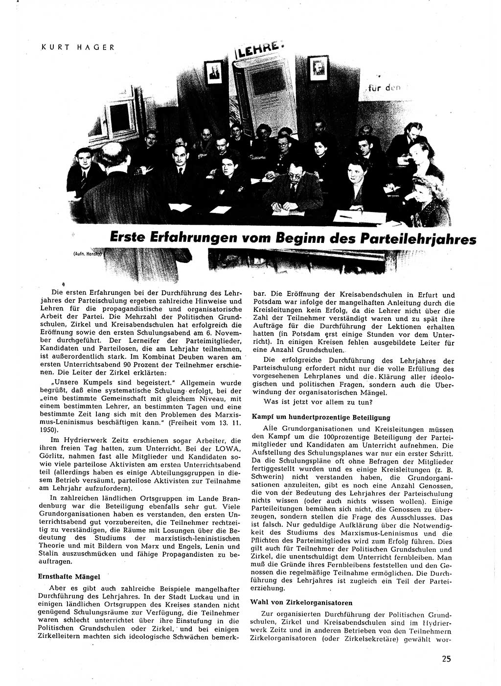 Neuer Weg (NW), Halbmonatsschrift für aktuelle Fragen der Arbeiterbewegung [Zentralkomitee (ZK) Sozialistische Einheitspartei Deutschlands (SED)], 5. Jahrgang [Deutsche Demokratische Republik (DDR)] 1950, Heft 23/25 (NW ZK SED DDR 1950, H. 23/25)