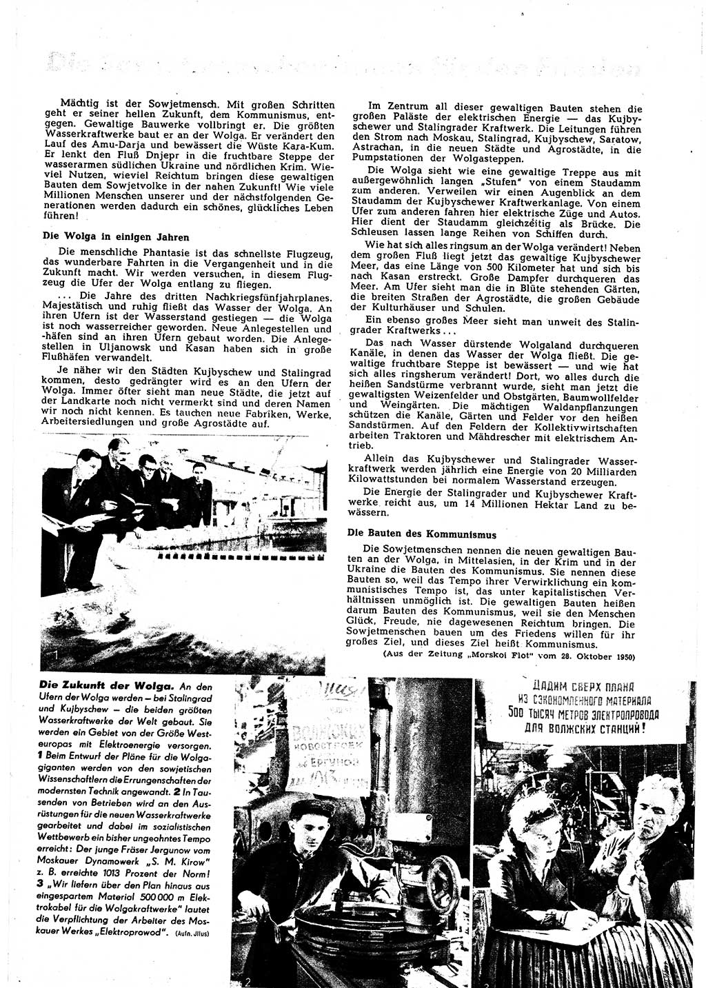 Neuer Weg (NW), Halbmonatsschrift für aktuelle Fragen der Arbeiterbewegung [Zentralkomitee (ZK) Sozialistische Einheitspartei Deutschlands (SED)], 5. Jahrgang [Deutsche Demokratische Republik (DDR)] 1950, Heft 24/15 (NW ZK SED DDR 1950, H. 24/15)