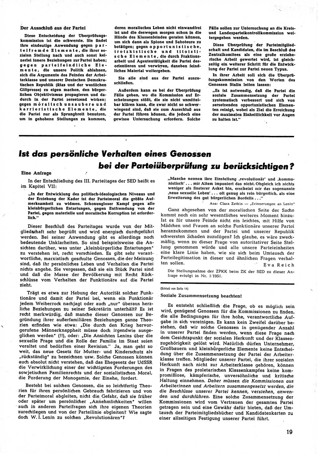 Neuer Weg (NW), Halbmonatsschrift für aktuelle Fragen der Arbeiterbewegung [Zentralkomitee (ZK) Sozialistische Einheitspartei Deutschlands (SED)], 5. Jahrgang [Deutsche Demokratische Republik (DDR)] 1950, Heft 24/19 (NW ZK SED DDR 1950, H. 24/19)