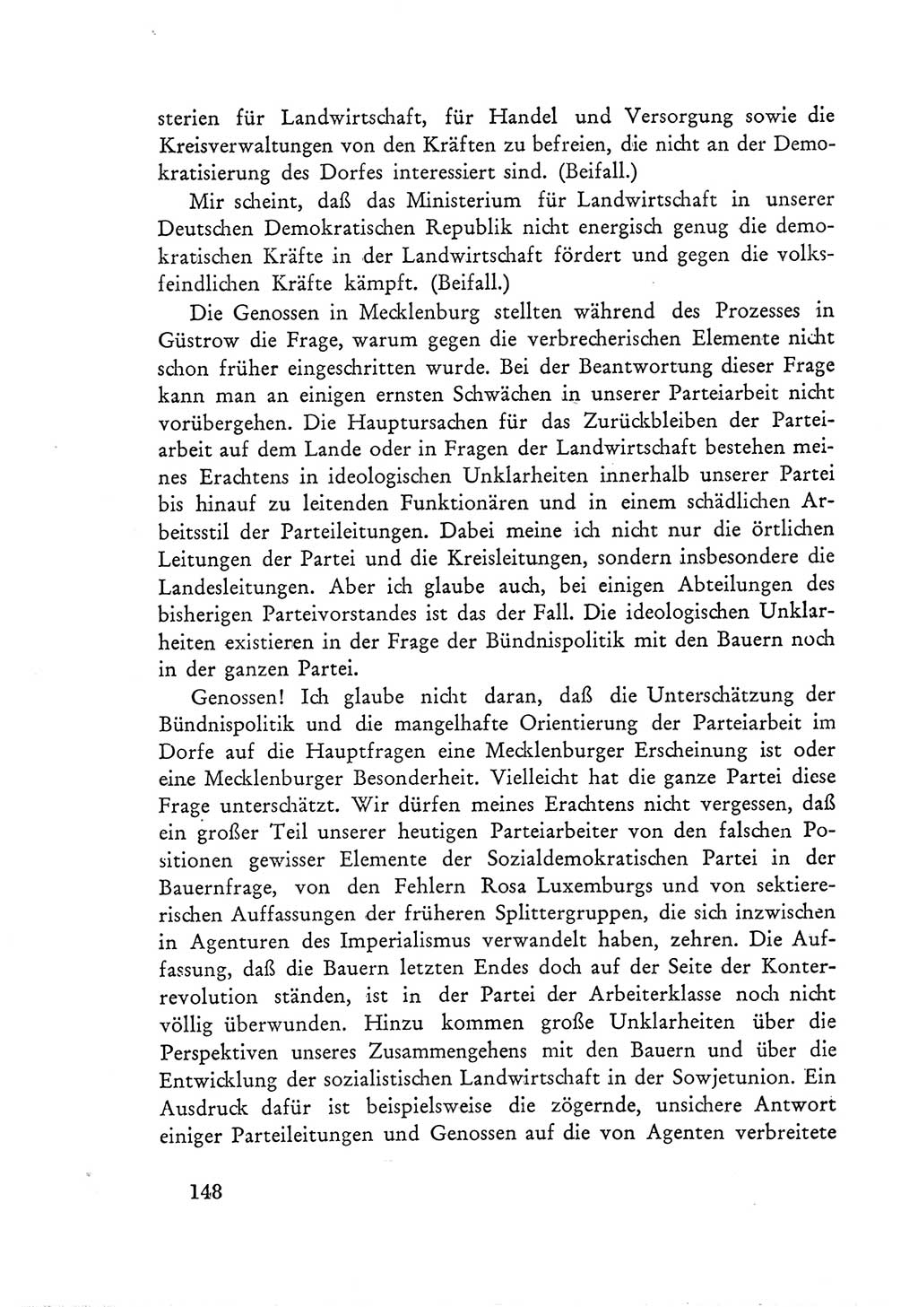 Protokoll der Verhandlungen des Ⅲ. Parteitages der Sozialistischen Einheitspartei Deutschlands (SED) [Deutsche Demokratische Republik (DDR)] 1950, Band 1, Seite 148 (Prot. Verh. Ⅲ. PT SED DDR 1950, Bd. 1, S. 148)