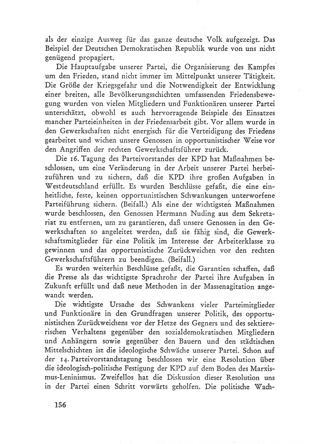 Protokoll der Verhandlungen des Ⅲ. Parteitages der Sozialistischen Einheitspartei Deutschlands (SED) [Deutsche Demokratische Republik (DDR)] 1950, Band 1, Seite 156 (Prot. Verh. Ⅲ. PT SED DDR 1950, Bd. 1, S. 156)