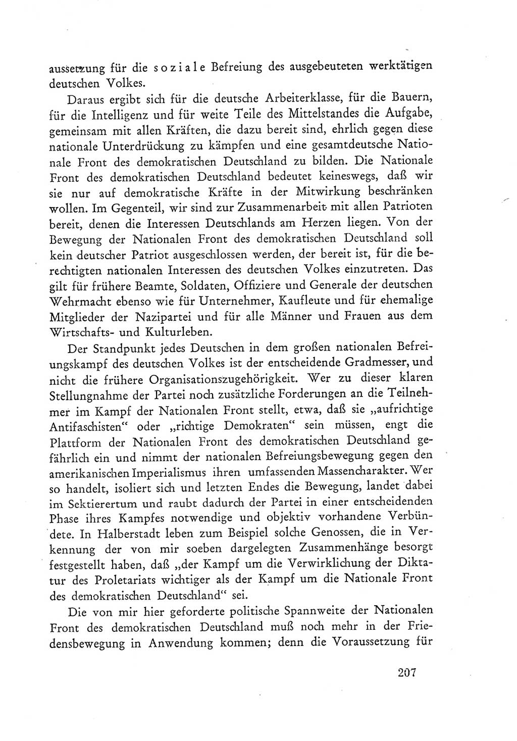 Protokoll der Verhandlungen des Ⅲ. Parteitages der Sozialistischen Einheitspartei Deutschlands (SED) [Deutsche Demokratische Republik (DDR)] 1950, Band 1, Seite 207 (Prot. Verh. Ⅲ. PT SED DDR 1950, Bd. 1, S. 207)