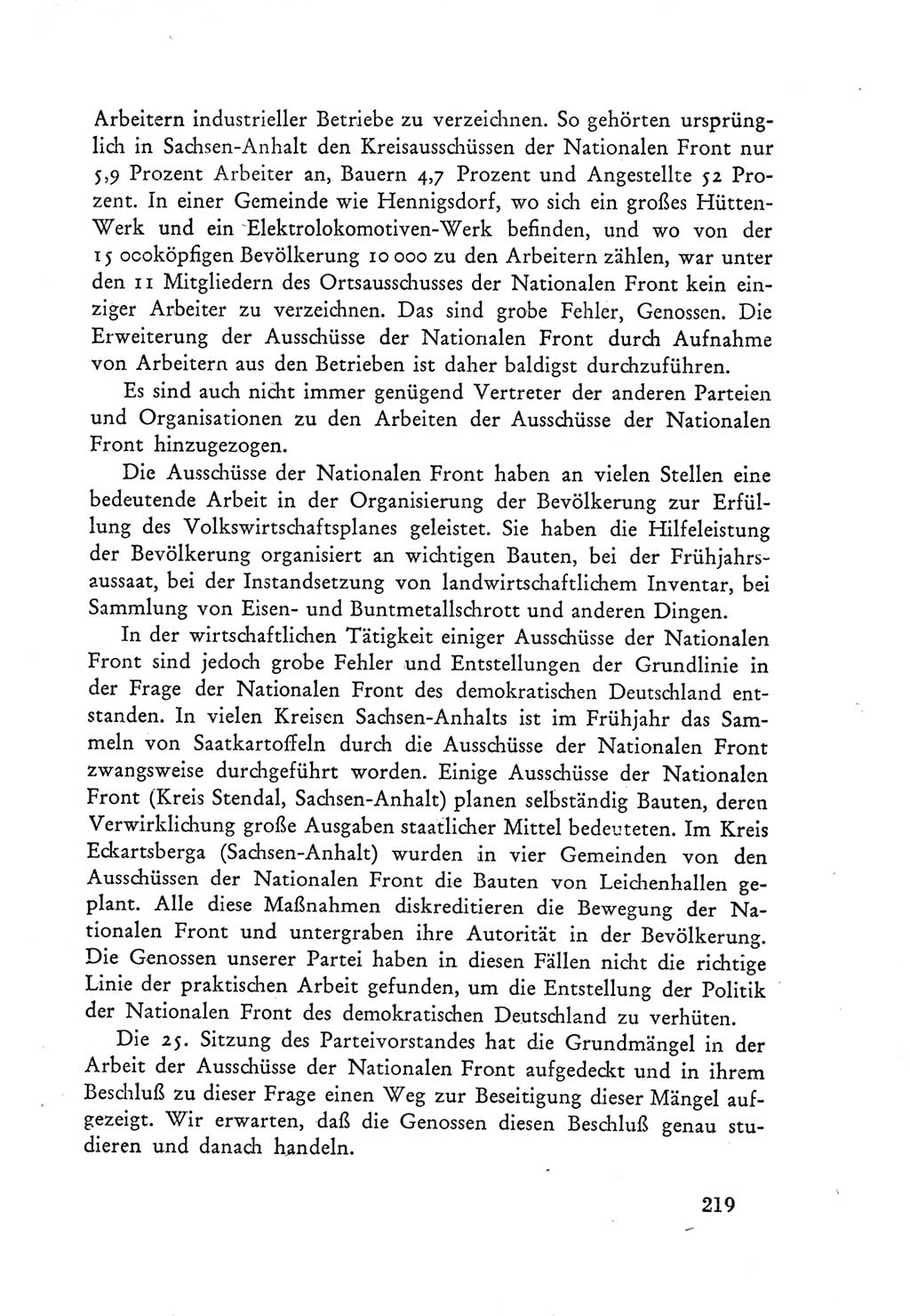 Protokoll der Verhandlungen des Ⅲ. Parteitages der Sozialistischen Einheitspartei Deutschlands (SED) [Deutsche Demokratische Republik (DDR)] 1950, Band 1, Seite 219 (Prot. Verh. Ⅲ. PT SED DDR 1950, Bd. 1, S. 219)