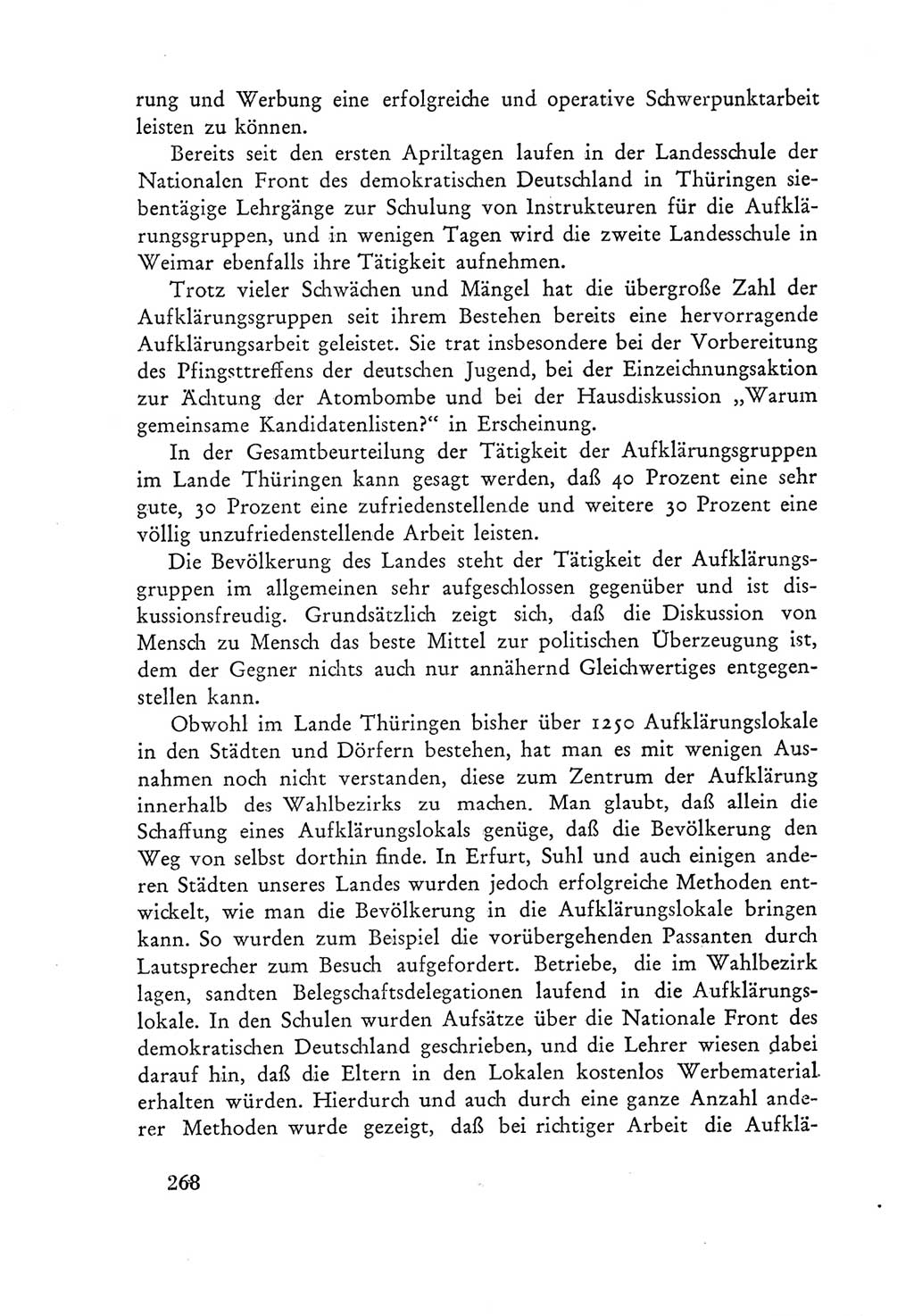 Protokoll der Verhandlungen des Ⅲ. Parteitages der Sozialistischen Einheitspartei Deutschlands (SED) [Deutsche Demokratische Republik (DDR)] 1950, Band 1, Seite 268 (Prot. Verh. Ⅲ. PT SED DDR 1950, Bd. 1, S. 268)