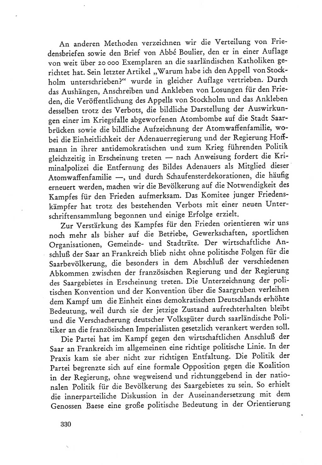 Protokoll der Verhandlungen des Ⅲ. Parteitages der Sozialistischen Einheitspartei Deutschlands (SED) [Deutsche Demokratische Republik (DDR)] 1950, Band 1, Seite 330 (Prot. Verh. Ⅲ. PT SED DDR 1950, Bd. 1, S. 330)