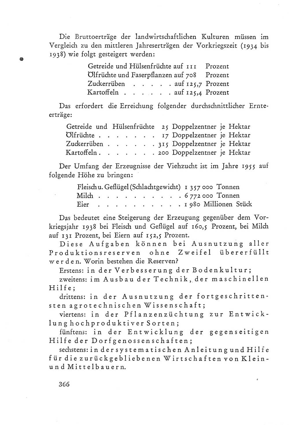 Protokoll der Verhandlungen des Ⅲ. Parteitages der Sozialistischen Einheitspartei Deutschlands (SED) [Deutsche Demokratische Republik (DDR)] 1950, Band 1, Seite 366 (Prot. Verh. Ⅲ. PT SED DDR 1950, Bd. 1, S. 366)