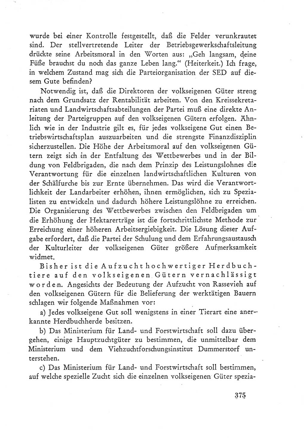 Protokoll der Verhandlungen des Ⅲ. Parteitages der Sozialistischen Einheitspartei Deutschlands (SED) [Deutsche Demokratische Republik (DDR)] 1950, Band 1, Seite 375 (Prot. Verh. Ⅲ. PT SED DDR 1950, Bd. 1, S. 375)